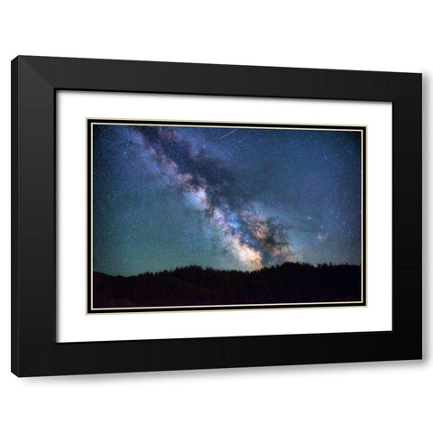 Sky 6 Black Modern Wood Framed Art Print with Double Matting by Lee, Rachel