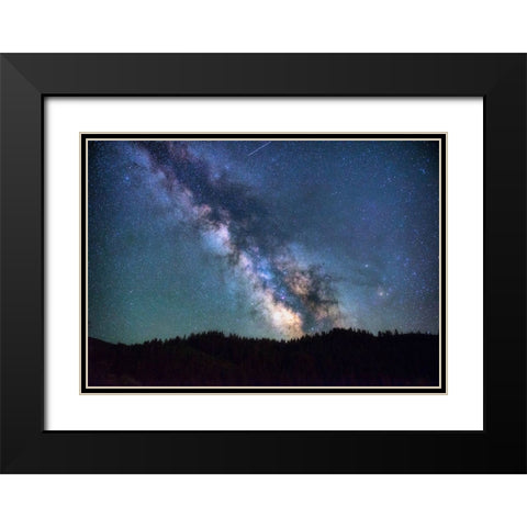 Sky 6 Black Modern Wood Framed Art Print with Double Matting by Lee, Rachel