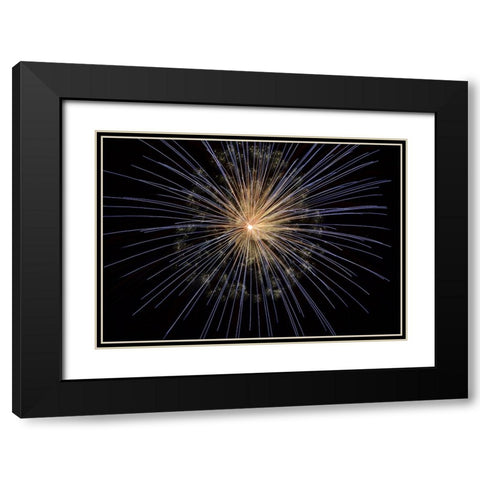 Sky 9 Black Modern Wood Framed Art Print with Double Matting by Lee, Rachel
