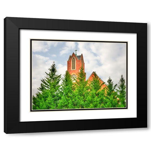 Sky is not the Limit Black Modern Wood Framed Art Print with Double Matting by Lee, Rachel