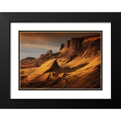 Southwest 2 Black Modern Wood Framed Art Print with Double Matting by Lee, Rachel