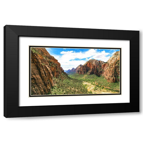 Southwest 6 Black Modern Wood Framed Art Print with Double Matting by Lee, Rachel