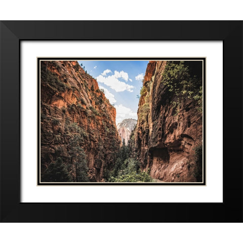 Southwest 9 Black Modern Wood Framed Art Print with Double Matting by Lee, Rachel