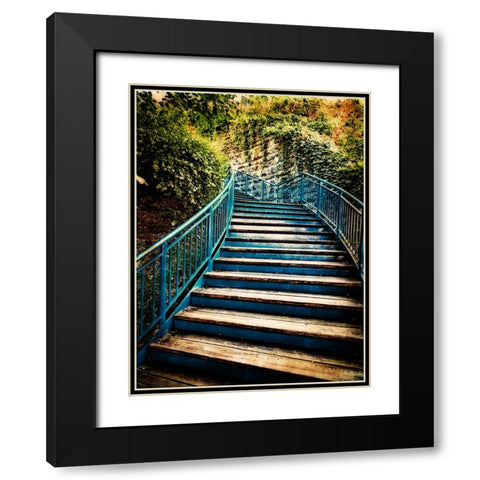 Step Up Saturation Vignette Black Modern Wood Framed Art Print with Double Matting by Lee, Rachel