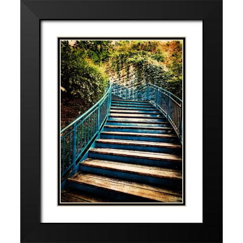 Step Up Saturation Vignette Black Modern Wood Framed Art Print with Double Matting by Lee, Rachel