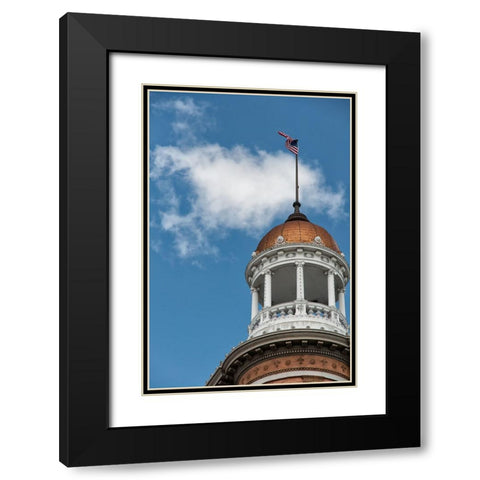 The Dome Black Modern Wood Framed Art Print with Double Matting by Lee, Rachel