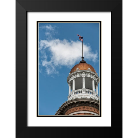 The Dome Black Modern Wood Framed Art Print with Double Matting by Lee, Rachel