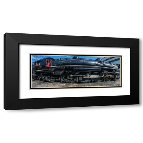 Train Detail 1 Black Modern Wood Framed Art Print with Double Matting by Lee, Rachel