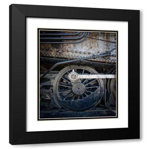Train Detail 10 Black Modern Wood Framed Art Print with Double Matting by Lee, Rachel