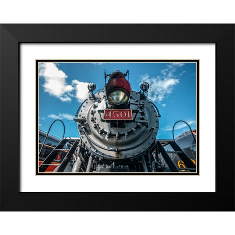 Train Detail 3 Black Modern Wood Framed Art Print with Double Matting by Lee, Rachel