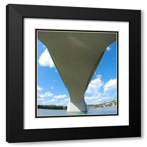 Under Market Black Modern Wood Framed Art Print with Double Matting by Lee, Rachel