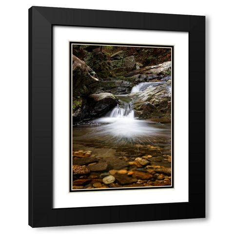 Waterfall 11 Black Modern Wood Framed Art Print with Double Matting by Lee, Rachel