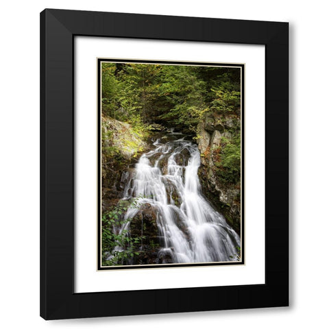Waterfall 12 Black Modern Wood Framed Art Print with Double Matting by Lee, Rachel