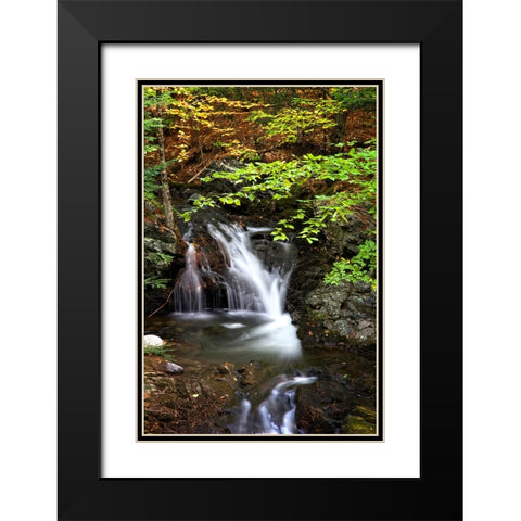 Waterfall 14 Black Modern Wood Framed Art Print with Double Matting by Lee, Rachel