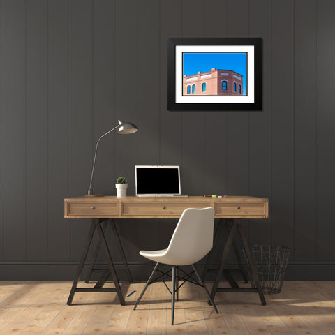 Blue Sky Black Modern Wood Framed Art Print with Double Matting by Malone, Will
