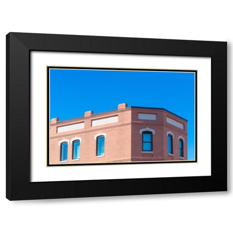 Blue Sky Black Modern Wood Framed Art Print with Double Matting by Malone, Will