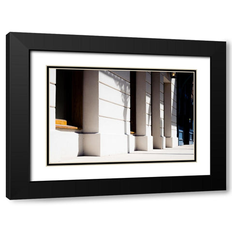 Light and Shadow Black Modern Wood Framed Art Print with Double Matting by Malone, Will