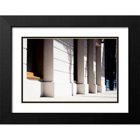 Light and Shadow Black Modern Wood Framed Art Print with Double Matting by Malone, Will