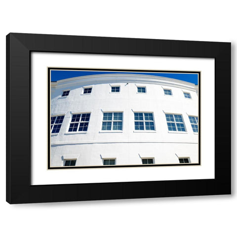 The Grid 2 Black Modern Wood Framed Art Print with Double Matting by Malone, Will