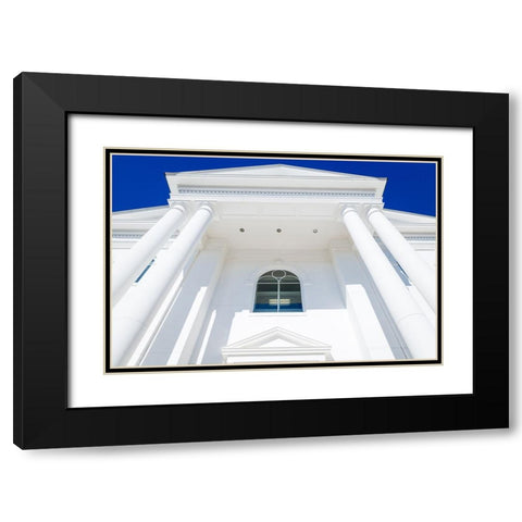 White Black Modern Wood Framed Art Print with Double Matting by Malone, Will