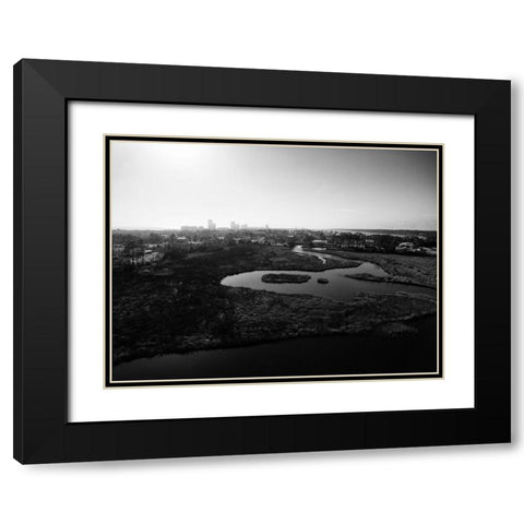 Beach Condo 2 Black Modern Wood Framed Art Print with Double Matting by Malone, Will
