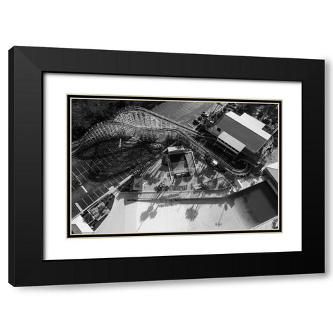 Waterville 2 Black Modern Wood Framed Art Print with Double Matting by Malone, Will