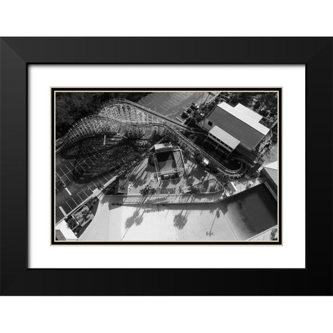 Waterville 2 Black Modern Wood Framed Art Print with Double Matting by Malone, Will