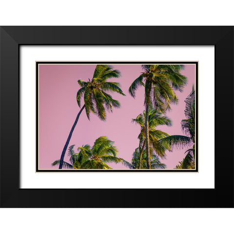 Hotline Miami Black Modern Wood Framed Art Print with Double Matting by Malone, Will