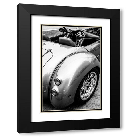 Hop in Black Modern Wood Framed Art Print with Double Matting by Malone, Will