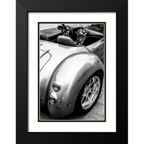 Hop in Black Modern Wood Framed Art Print with Double Matting by Malone, Will