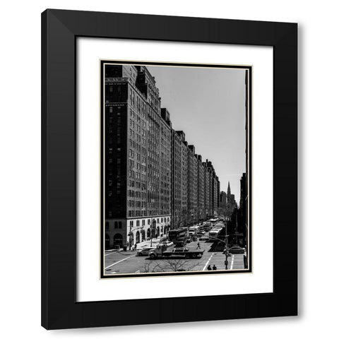 Highline 2 Black Modern Wood Framed Art Print with Double Matting by Malone, Will