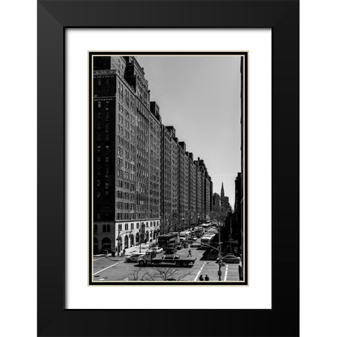 Highline 2 Black Modern Wood Framed Art Print with Double Matting by Malone, Will