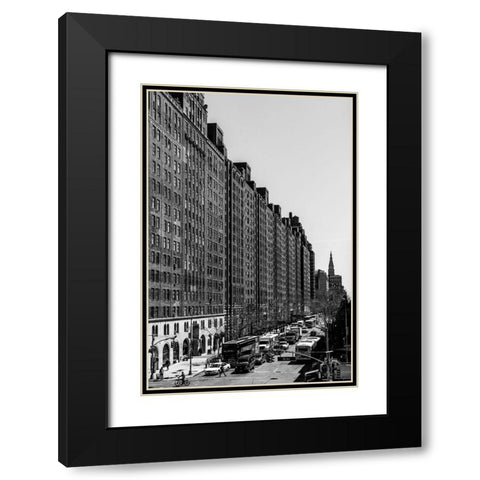 Highline 3 Black Modern Wood Framed Art Print with Double Matting by Malone, Will