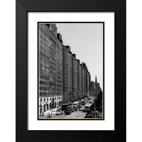 Highline 3 Black Modern Wood Framed Art Print with Double Matting by Malone, Will