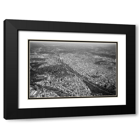 Just Look Down 2 Black Modern Wood Framed Art Print with Double Matting by Malone, Will