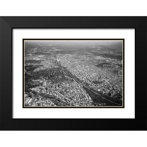 Just Look Down 2 Black Modern Wood Framed Art Print with Double Matting by Malone, Will