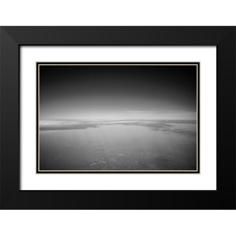 Just Look Down 3 Black Modern Wood Framed Art Print with Double Matting by Malone, Will