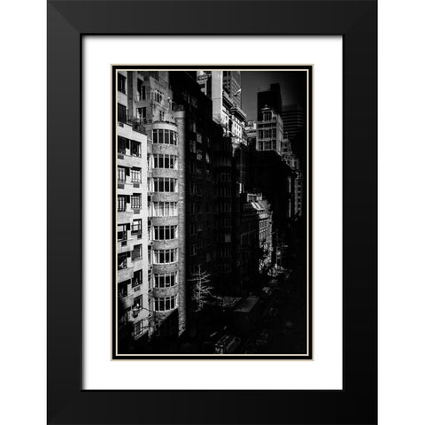 Just Look Down 4 Black Modern Wood Framed Art Print with Double Matting by Malone, Will
