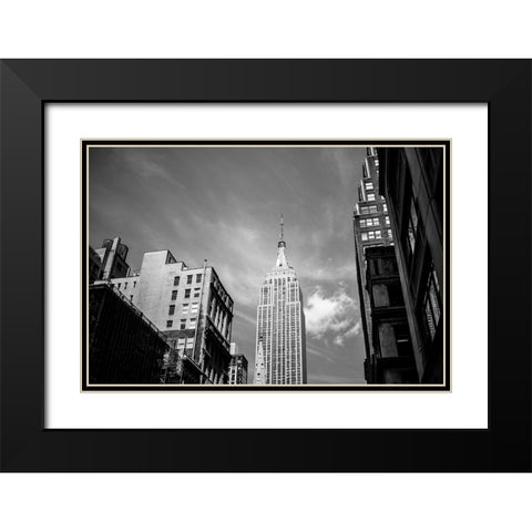 Just Look Up 6 Black Modern Wood Framed Art Print with Double Matting by Malone, Will