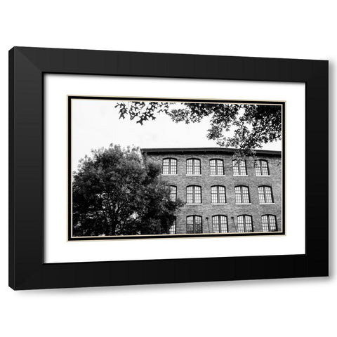 Sunny Windows BW  Black Modern Wood Framed Art Print with Double Matting by Malone, Will