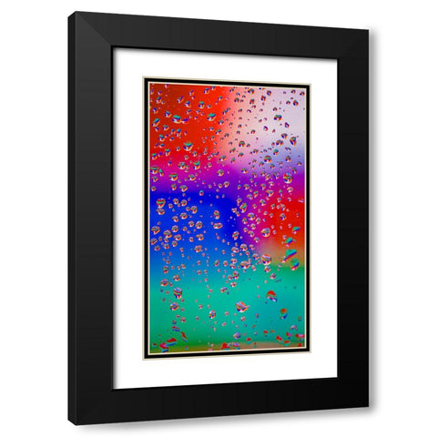Neon Black Modern Wood Framed Art Print with Double Matting by Malone, Will