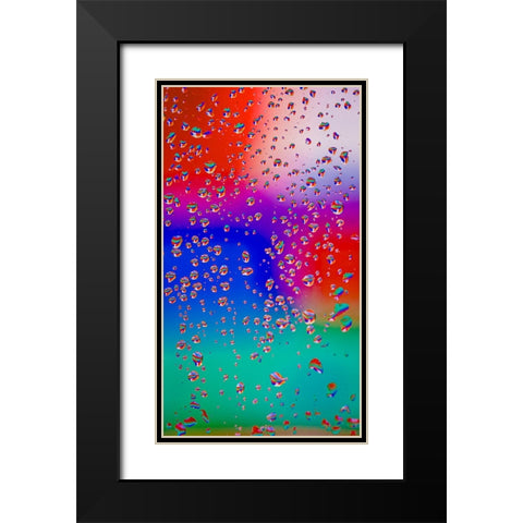 Neon Black Modern Wood Framed Art Print with Double Matting by Malone, Will