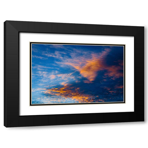 A New Day Black Modern Wood Framed Art Print with Double Matting by Malone, Will
