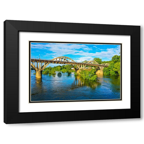 Blooming on the Coosa 4 Black Modern Wood Framed Art Print with Double Matting by Malone, Will