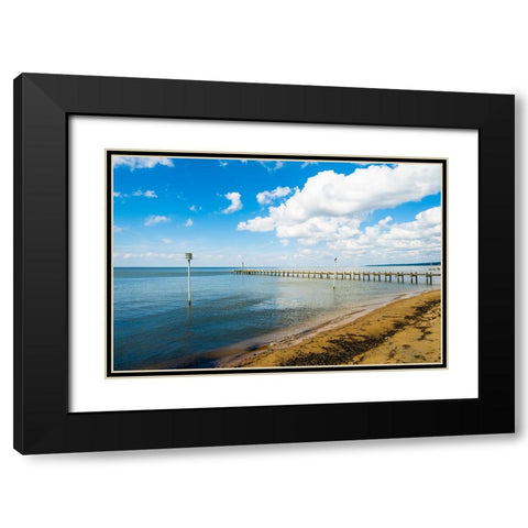 Great Weather Black Modern Wood Framed Art Print with Double Matting by Malone, Will