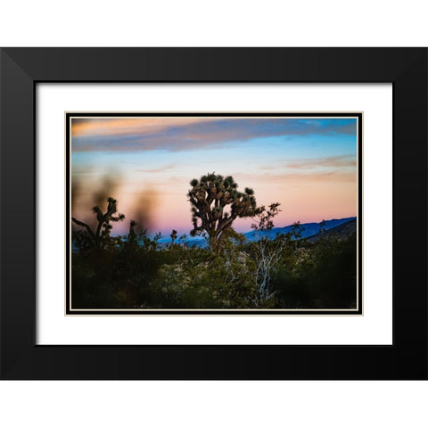 Alone in the Crowd Black Modern Wood Framed Art Print with Double Matting by Malone, Will