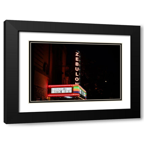 Zebulon 3 Black Modern Wood Framed Art Print with Double Matting by Malone, Will
