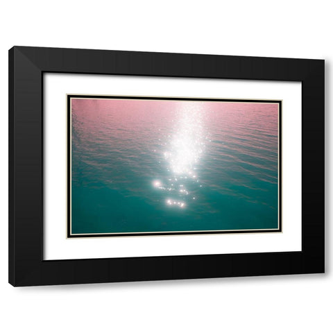 Lake Chatuge Black Modern Wood Framed Art Print with Double Matting by Malone, Will