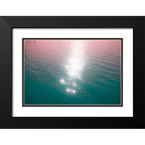Lake Chatuge Black Modern Wood Framed Art Print with Double Matting by Malone, Will