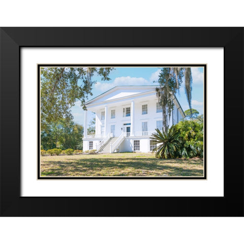 Orange Hall Black Modern Wood Framed Art Print with Double Matting by Malone, Will